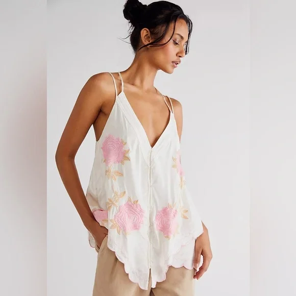 BNWT Free People Zayda Embroidered Tunic Size Small - Picture 2 of 3